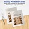 Avery Printable Postcards, 4.25" x 5.5", Glossy White, 100 Blank Postcards for Inkjet and Laser Printers (8383)